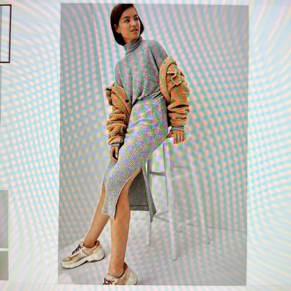Anthropoligie Saturday Sunday Ribbed Knit Sweater Dress